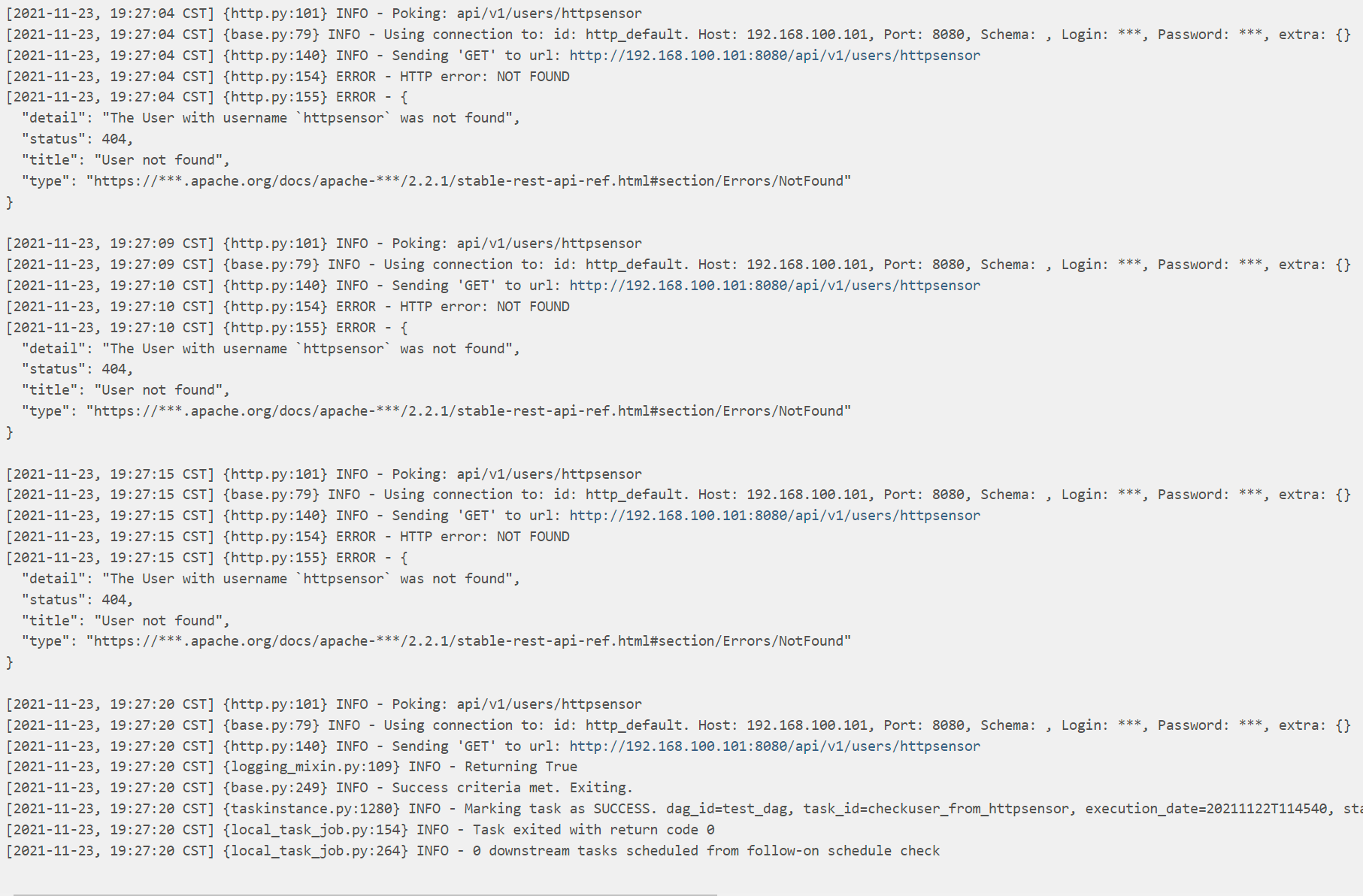 每隔5秒观察一次